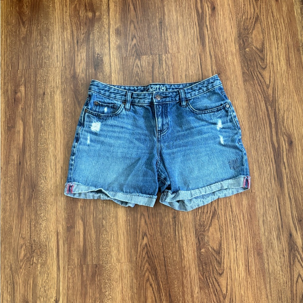 APT. 9 Distressed Denim Shorts - 8